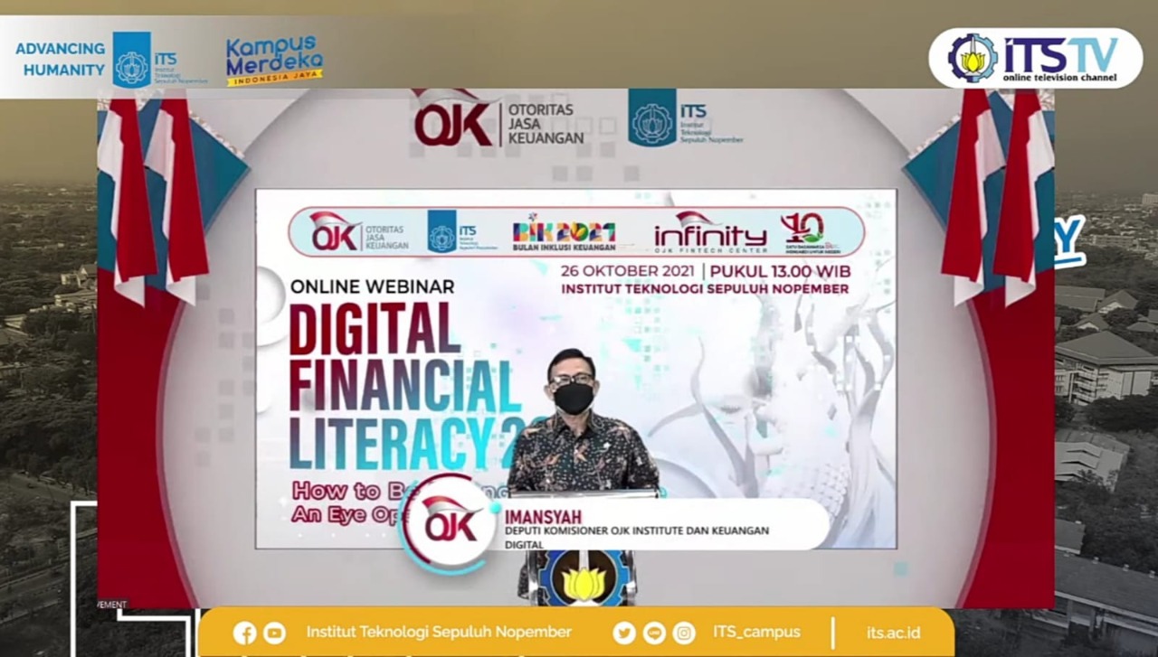 Bersama ITS, OJK Ajak Mahasiswa Tingkatan Literasi Keuangan Digital