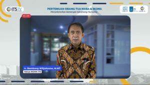 Bersama Ikoma, ITS Gelar Pertemuan Orang Tua Mahasiswa 2021