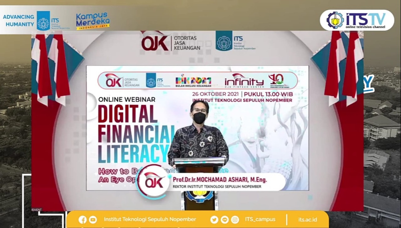 Sambutan dan penerimaan pimpinan OJK di ITS dalam rangkaian acara sosialisasi program Digital Financial Literasy (DFL) oleh Rektor ITS Prof Dr Ir Mochamad Ashari MEng_4