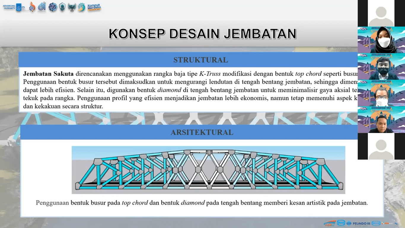 Sesi presentasi final Bridge Construction Competition