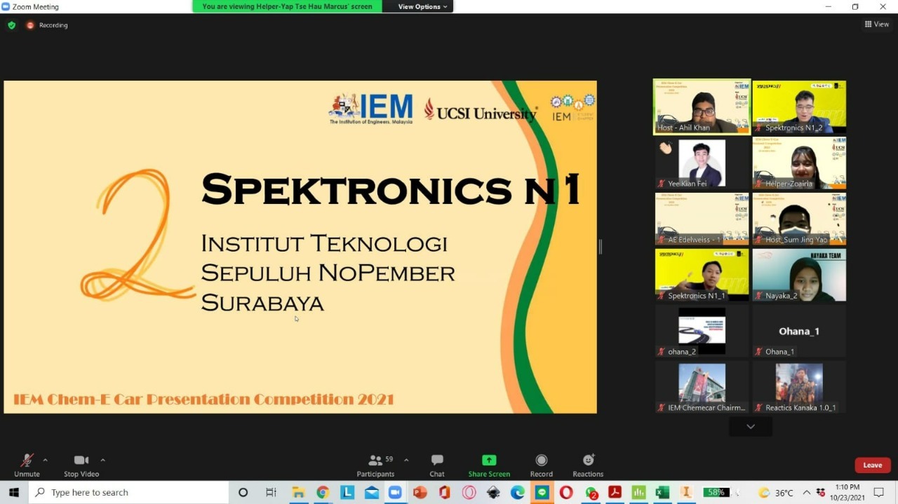 Subtim Spektronics N1 saat diumumkan sebagai pemenang kedua pada ajang IEM 2021