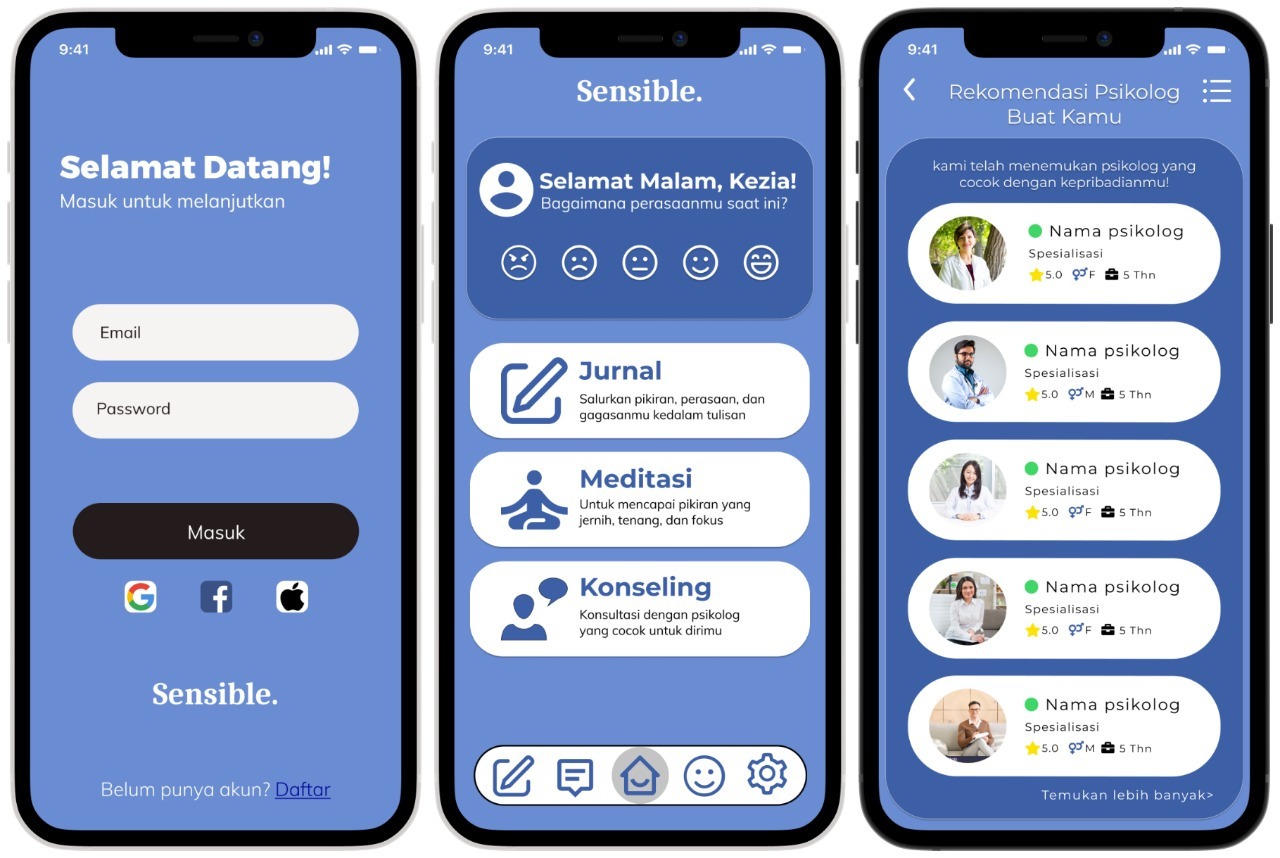 Lewat Sensible, Mahasiswa ITS Menjembatani Psikolog dan Pasien_2