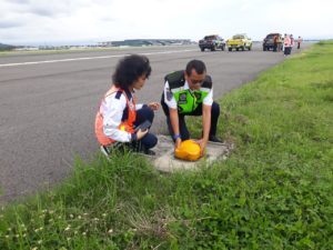 ITS Uji Coba Alat Pendeteksi Genangan Air di YIA