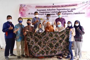 Manfaatkan Adsorben Superabsropsi, ITS Atasi Pencemaran Limbah Pewarna