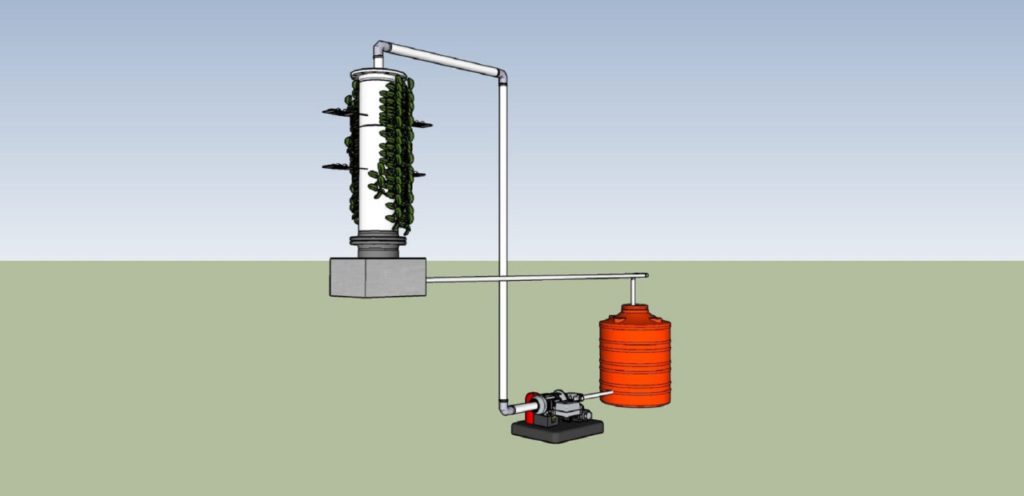 Future Massive-Vertical Hydrocolloid Urban Farming (HyVi) gagasan Tim Spektronics SP'NTECH dari ITS