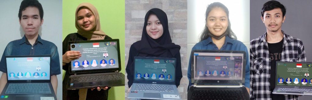 (dari kiri) Akbar Krisna Wandana, Dwi Mayasari, Qurratul Ain Farahiyah, Cherish Global Etnic, dan Ramadhita Putra Purnomo