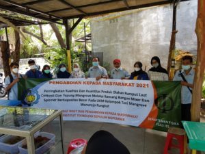 Abmas ITS Bantu Tingkatkan Produksi Olahan Rumput Laut