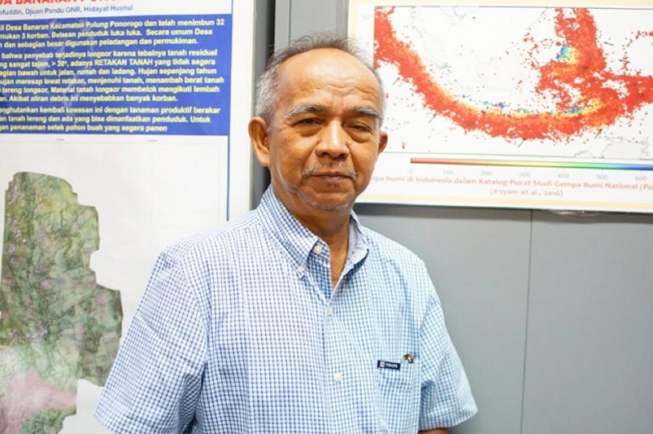 Dr Ir Amien Widodo MSi, peneliti senior dari Pusat Penelitian Mitigasi Kebencanaan dan Perubahan Iklim (Puslit MKPI) ITS