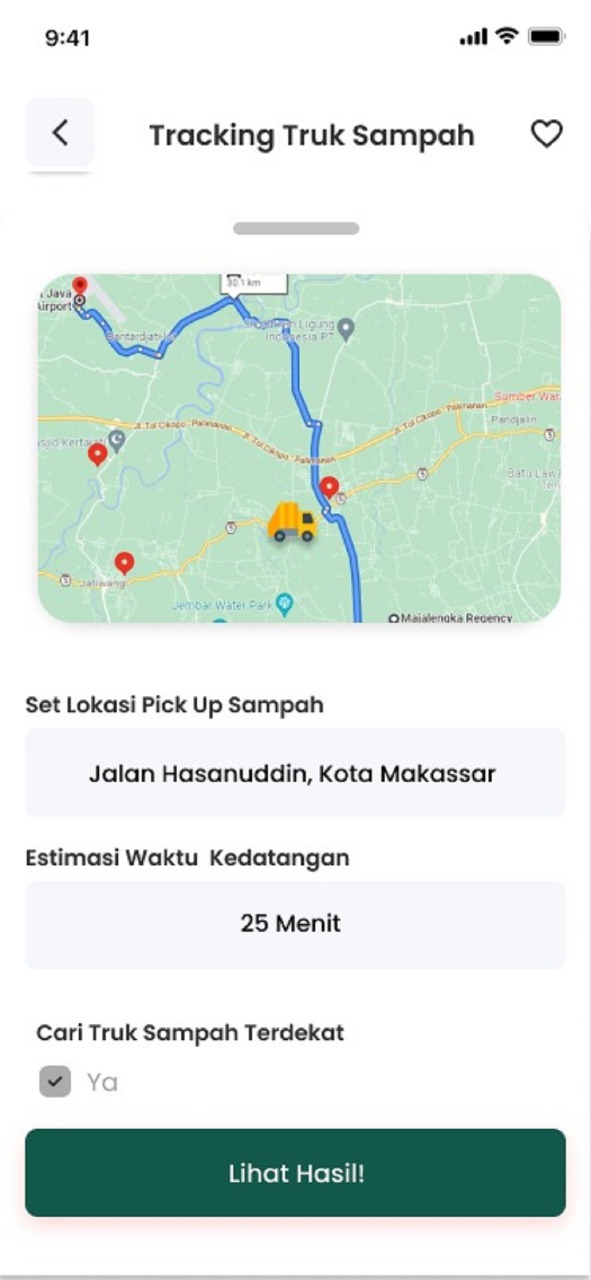 Tracking sampah yang diberikan oleh masyarakat melalui aplikasi Social Empowerment, rancangan tim mahasiswa ITS