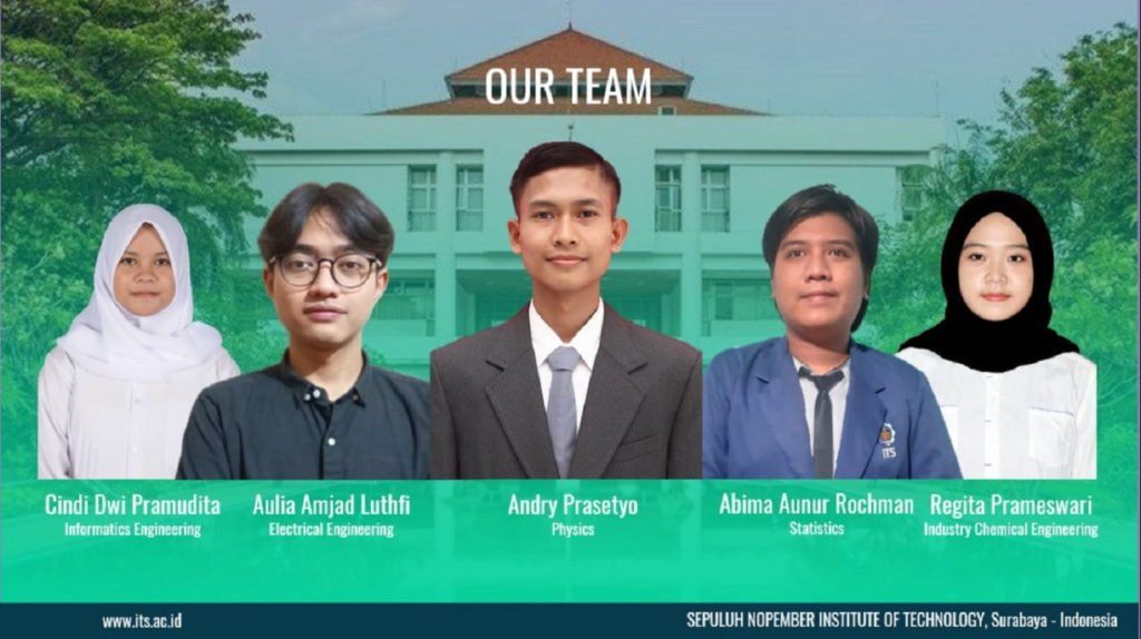 Anggota tim mahasiswa ITS yang berhasil menggagas SR-Farmer (Successful Rice Farmer) yang ditujukan untuk meningkatkan produktivitas petani dan didasari oleh teknologi