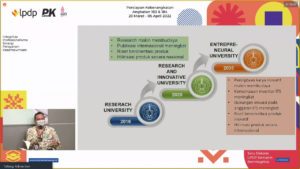Penjelasan sasaran ITS ke depannya oleh Agus Muhammad Hatta ST MSi PhD