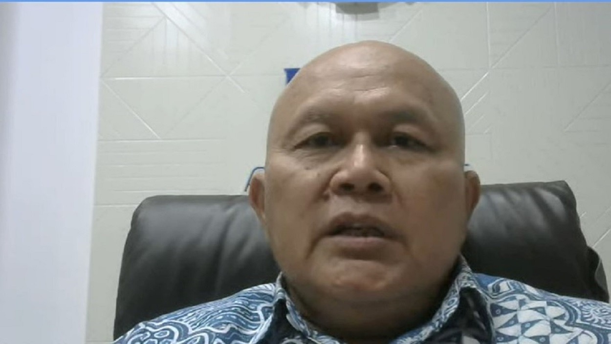 Wakil Rektor II ITS Ir Mas Agus Mardyanto ME PhD saat menjelaskan terkait penghargaan satuan kerja terbaik yang diraih ITS