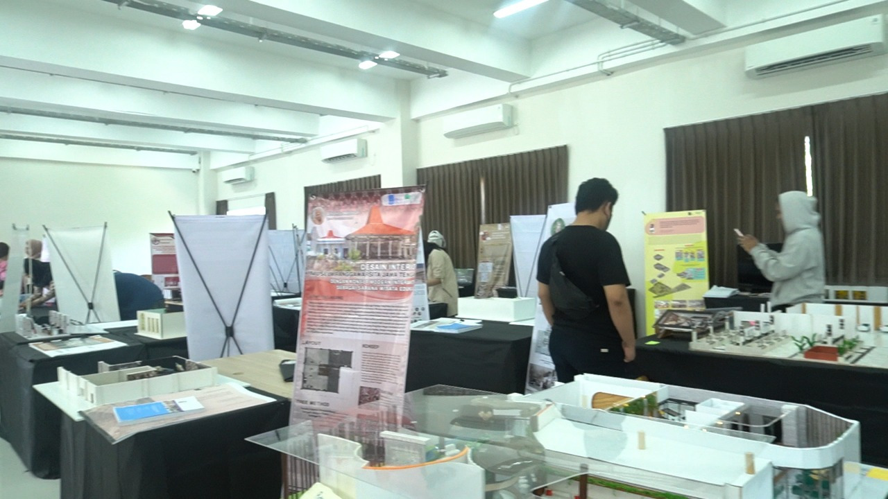 Some of the Final Projects displayed in the ITS Interior Design FYP Exhibition