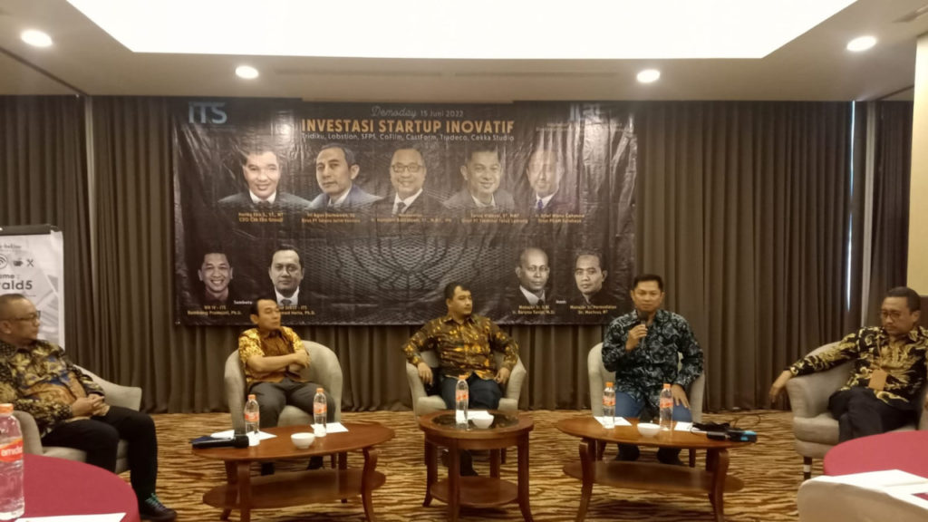 Talkshow bertajuk Investasi Startup Inovatif yang mendapuk para pelaku bisnis besar sebagai narasumber turut meramaikan gelaran Demoday Startup