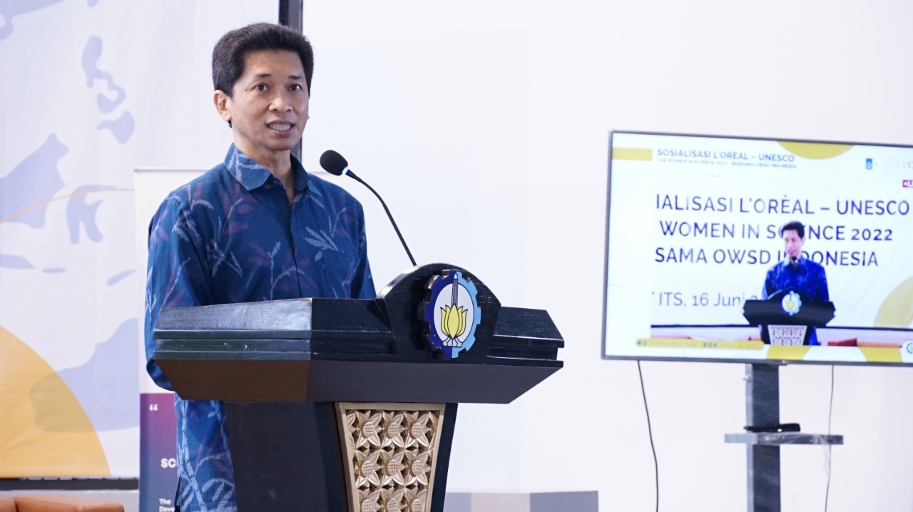 Wakil Rektor IV ITS Bambang Pramujati ST MSc Eng PhD menyambut dengan antusias program FWIS 2022