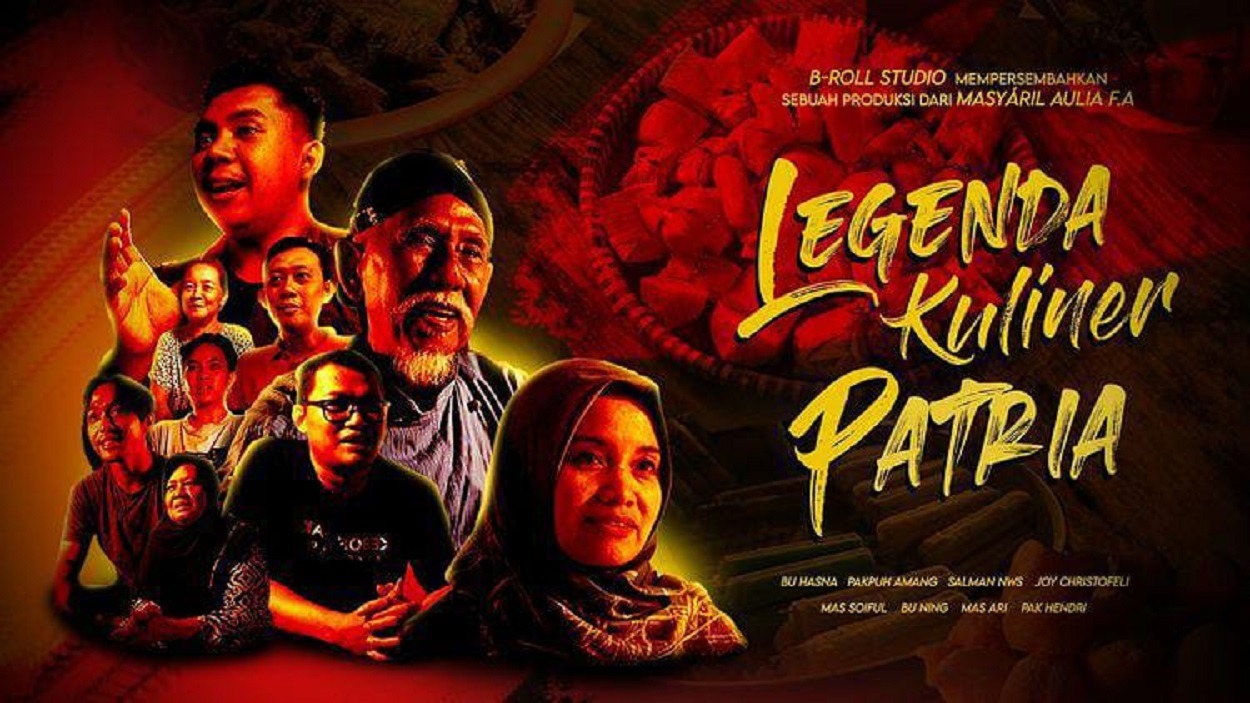 Poster film dokumenter berjudul Legenda Kuliner Patria karya Masy’ Aril Aulia Firman Andrianto, mahasiswa Desain Komunikasi Visual (DKV) ITS