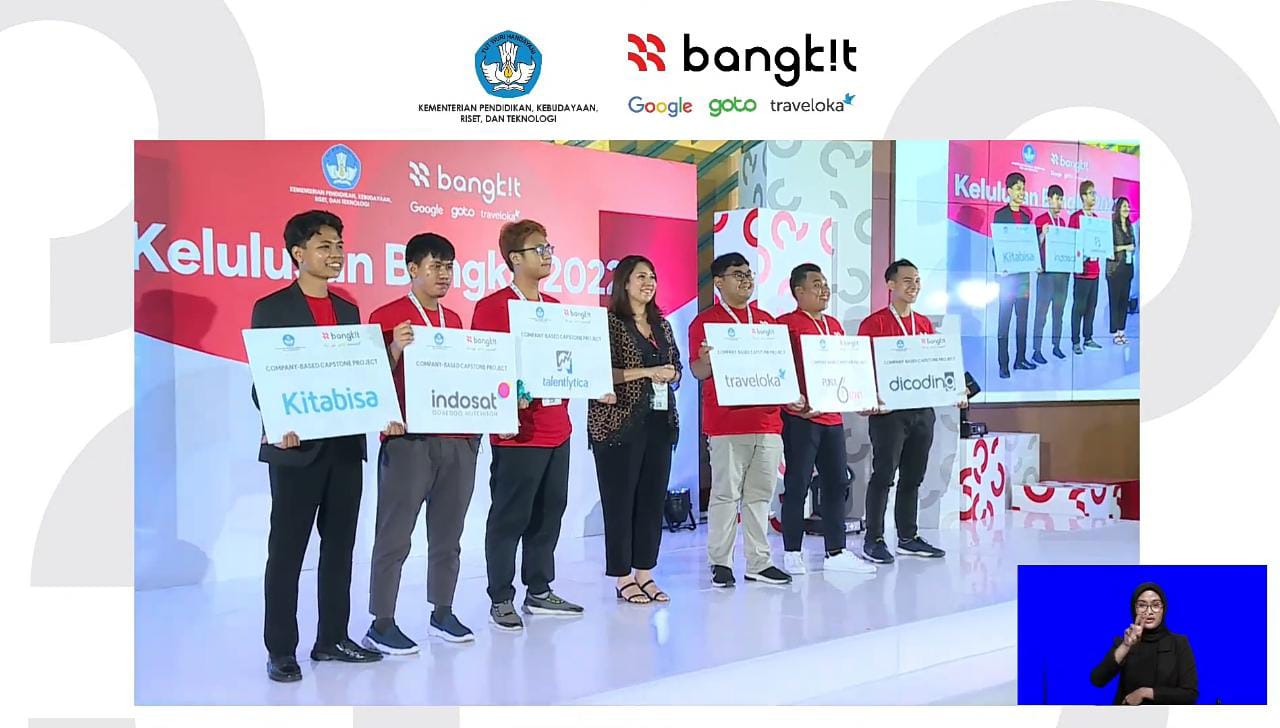 Pemberian dana intensif bagi 15 kelompok terbaik dalam proses belajar mengajar Program Bangkit by Google dan MBKM
