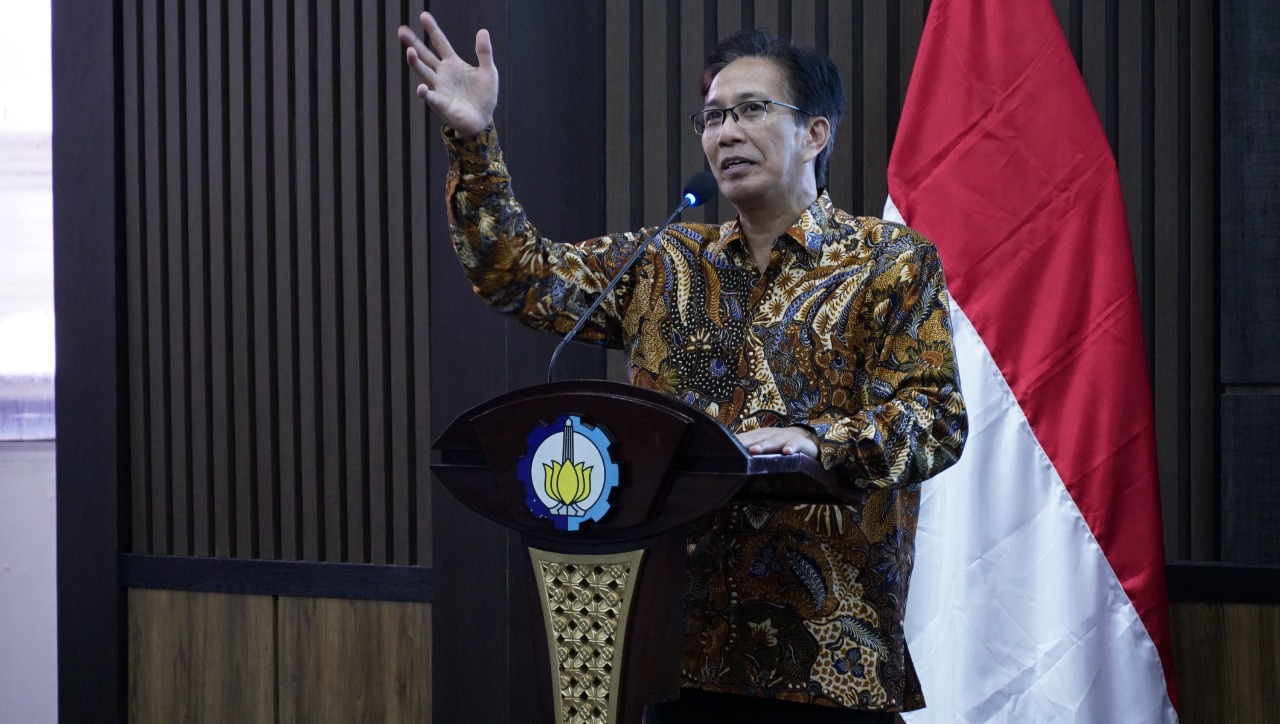 Sambutan sekaligus pemaparan profil ITS oleh Rektor ITS Prof Dr Ir Mochamad Ashari MEng IPU AEng