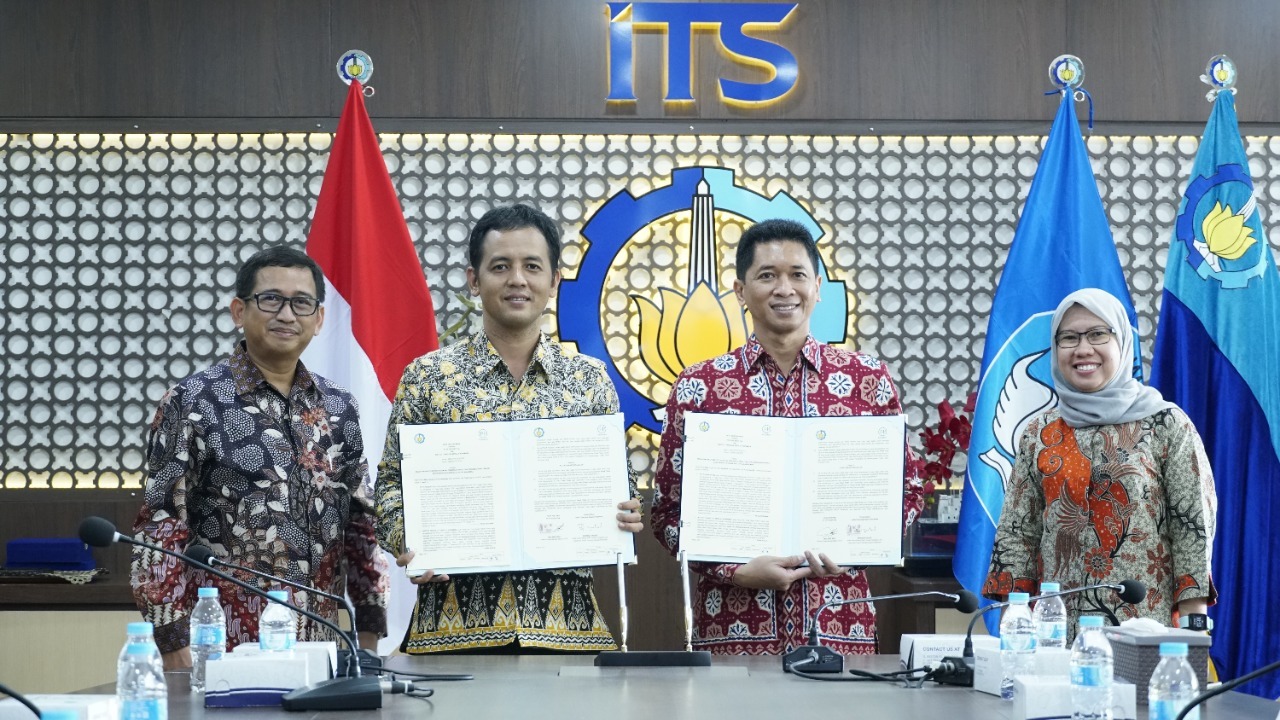 Usai penandatanganan MoU antara ITS dengan PT PP Properti di Gedung Rektorat ITS