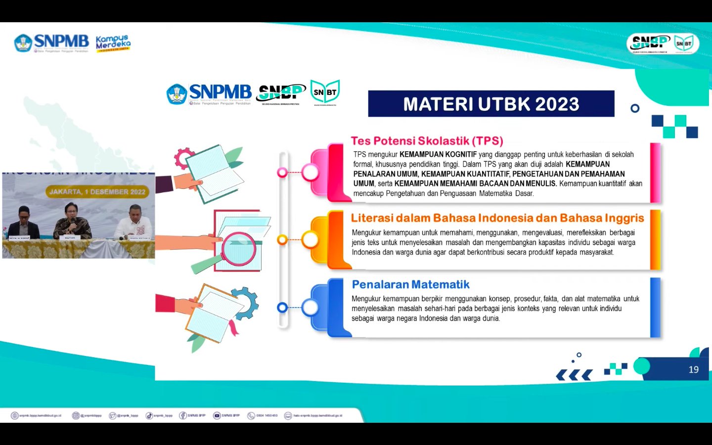 Materi yang diujikan pada UTBK - SNBT 2023