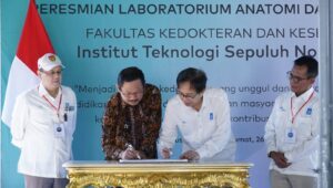 Pastikan Kesiapan FKK, ITS Resmikan Laboratorium Anatomi
