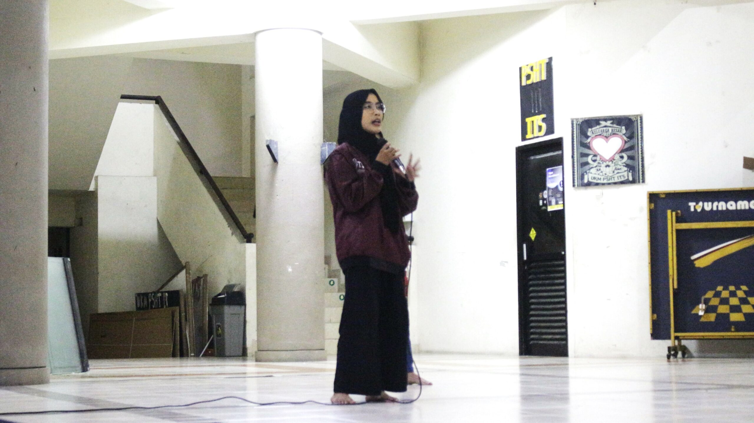 Sesi materi yang disampaikan oleh dirjen ITS Mengajar, Kiki Eka Dwintasari