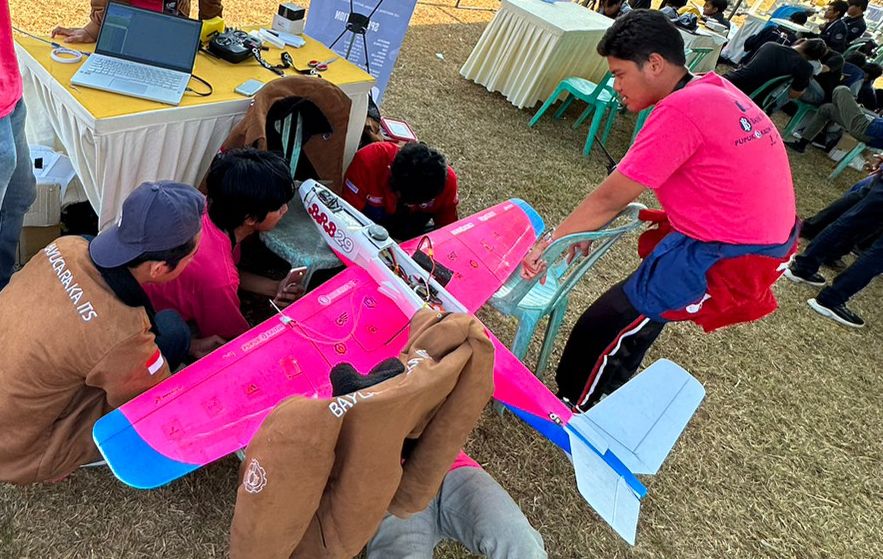 BRB 29, pesawat andalan tim Bayucaraka ITS yang berhasil mengantongi juara kedua pada divisi Fixed Wing