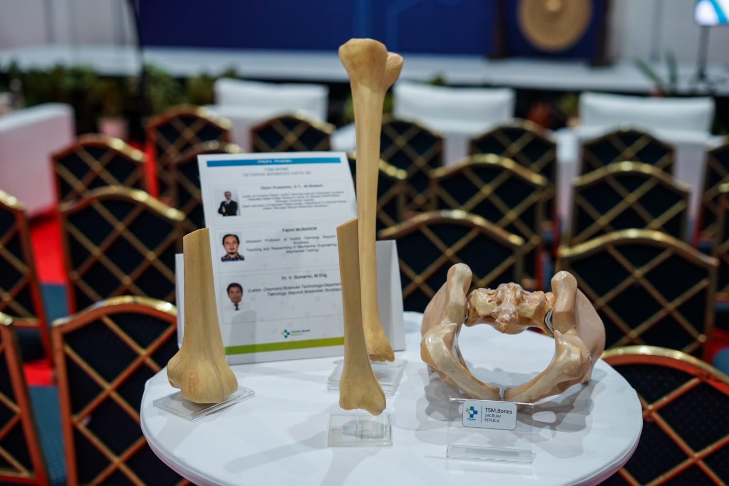 Gambar salah satu alat kesehatan karya ITS yang diluncurkan, TSM.BONES yang memiliki struktur dan sifat seperti tulang manusia pada umumnya