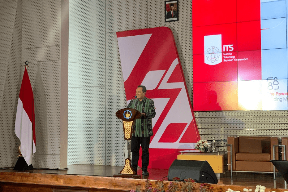 Gambar sambutan Agus M Hatta di acara Pertamuda