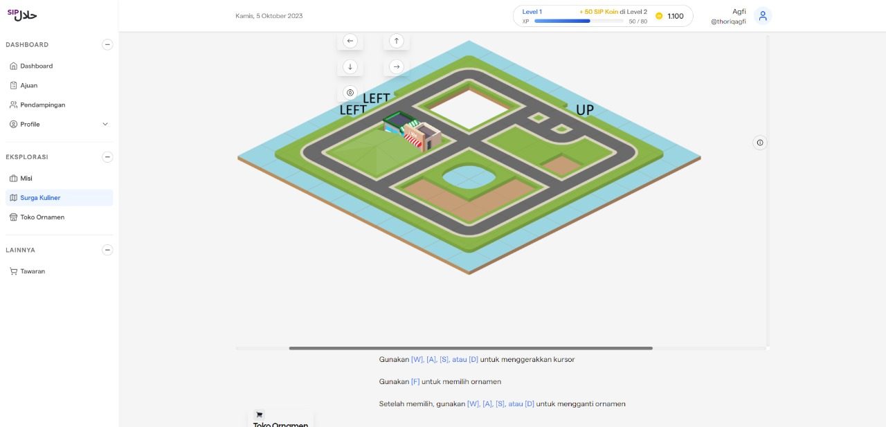 Fitur surga kuliner aplikasi SIPHalal