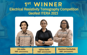 Gambar tiga mahasiswa ITS juarai Geofest 2023