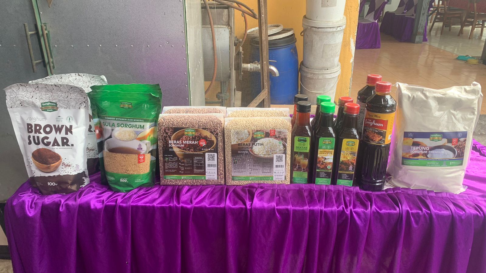 Hasil produk olahan CV Agriutama yang berbahan dasar sorgum