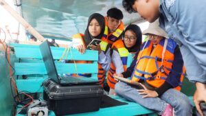Abmas ITS Lakukan Survei Topografi dan Sedimen Waduk Selorejo