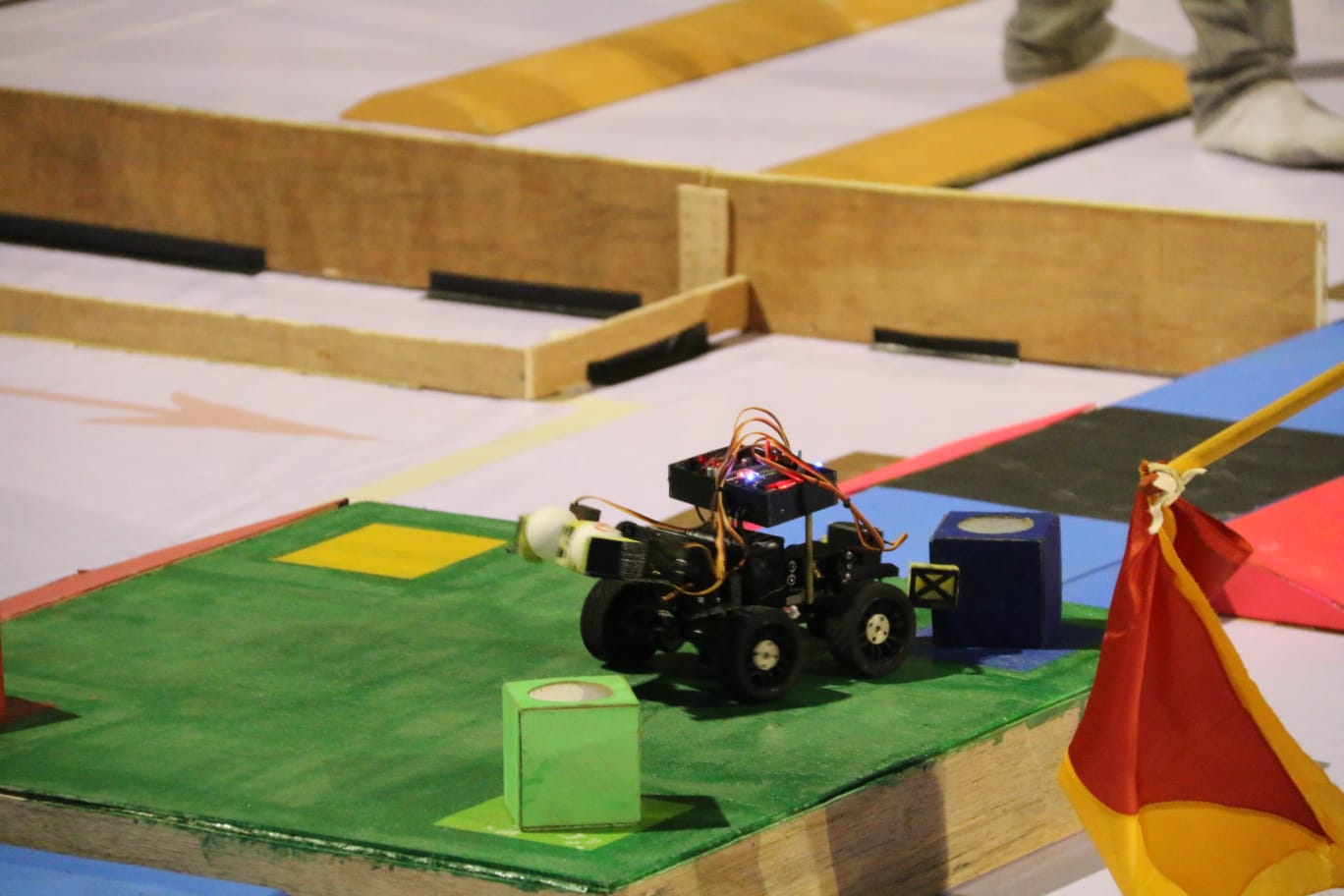 Gambar salah satu robot transporter microntroller