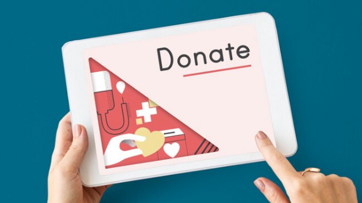 Ilustrasi donasi online