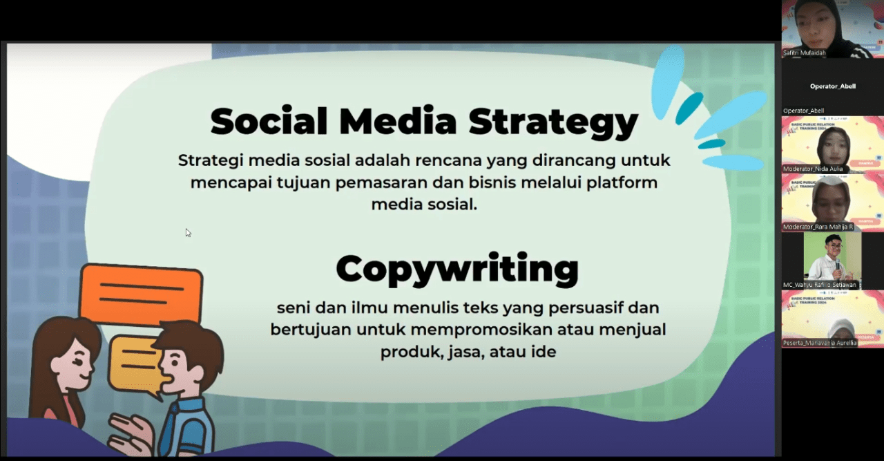 Gambar Safitri Mufaidah menyampaikan materi pada BPRT