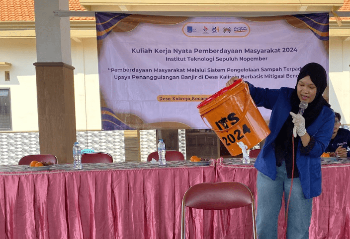 Foto penyuluhan tentang sampah terpilah