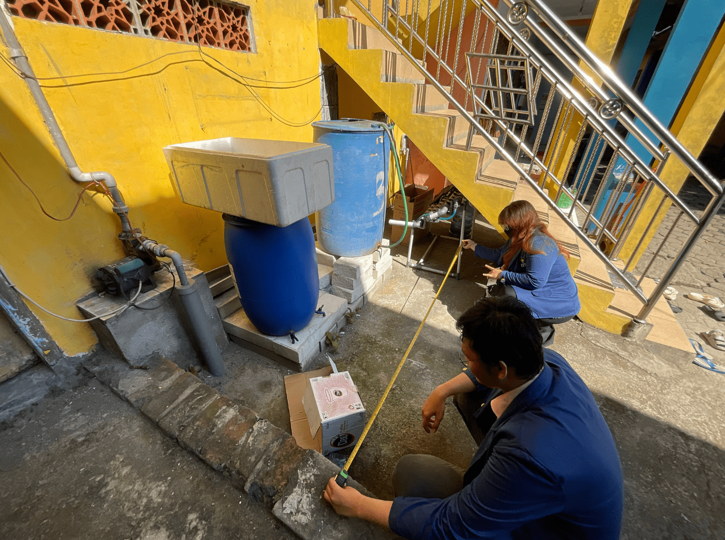 Gambar Mahasiswa KKN PM sedang melakukan observasi