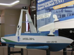 Gambar USV yang dipamerkan pada workshop