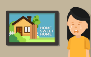 Ilustrasi kerinduan mahasiswa akan pulang ke kampung halaman (sumber: ruangguru.com)