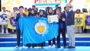 Tim Quack Cell ITS saat berhasil meraih medali perak pada ajang Pimnas 2024 kategori PKM Riset Eksakta (RE)