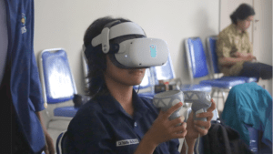 Manfaatkan Teknologi VR, KKN Abmas ITS Gelar Pelatihan Kewirausahaan