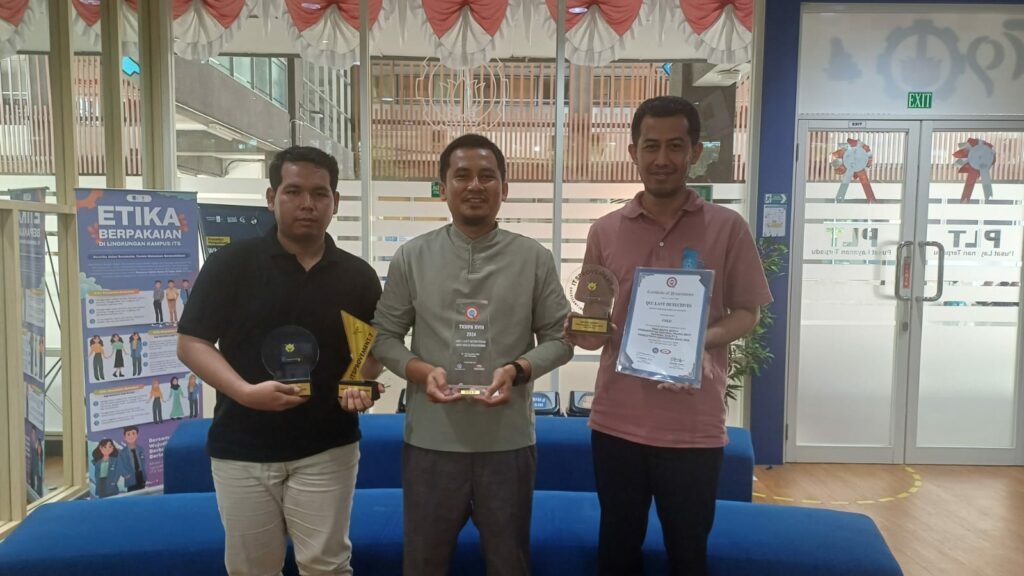 Tim The Last Detectives ITS melalui inovasi program myITS Lost & Found berhasil meraih emas pada TKMPN XXVIII 2024