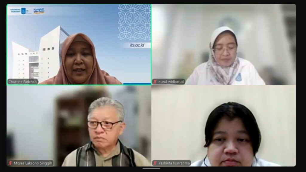 Para pembicara dalam sosialisasi Beasiswa FAST-D, Beasiswa Unggulan, dan Global Excellence Scholarship secara daring