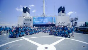 Strengthening Leadership Character, ITS Holds Character Building Aboard a Warship