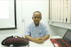 Dr Amien Widodo, salah satu peneliti senior di Pusat Studi Mitigasi Kebencanaan dan Perubahan Iklim ITS yang menyoroti fenomena terjadinya tanah bergerak di beberapa wilayah di Indonesia akhir-akhir ini