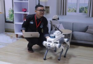 RoboDog Kendali Jarak Jauh, Inovasi ITS bersama Indosat, Nokia, dan NVIDIA