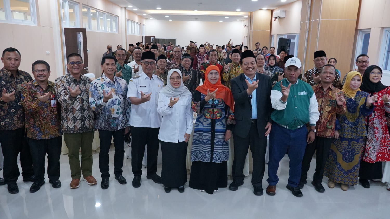 Para peserta Forum Raker I Paguyuban Rektor PTN se-Jawa Timur 2026