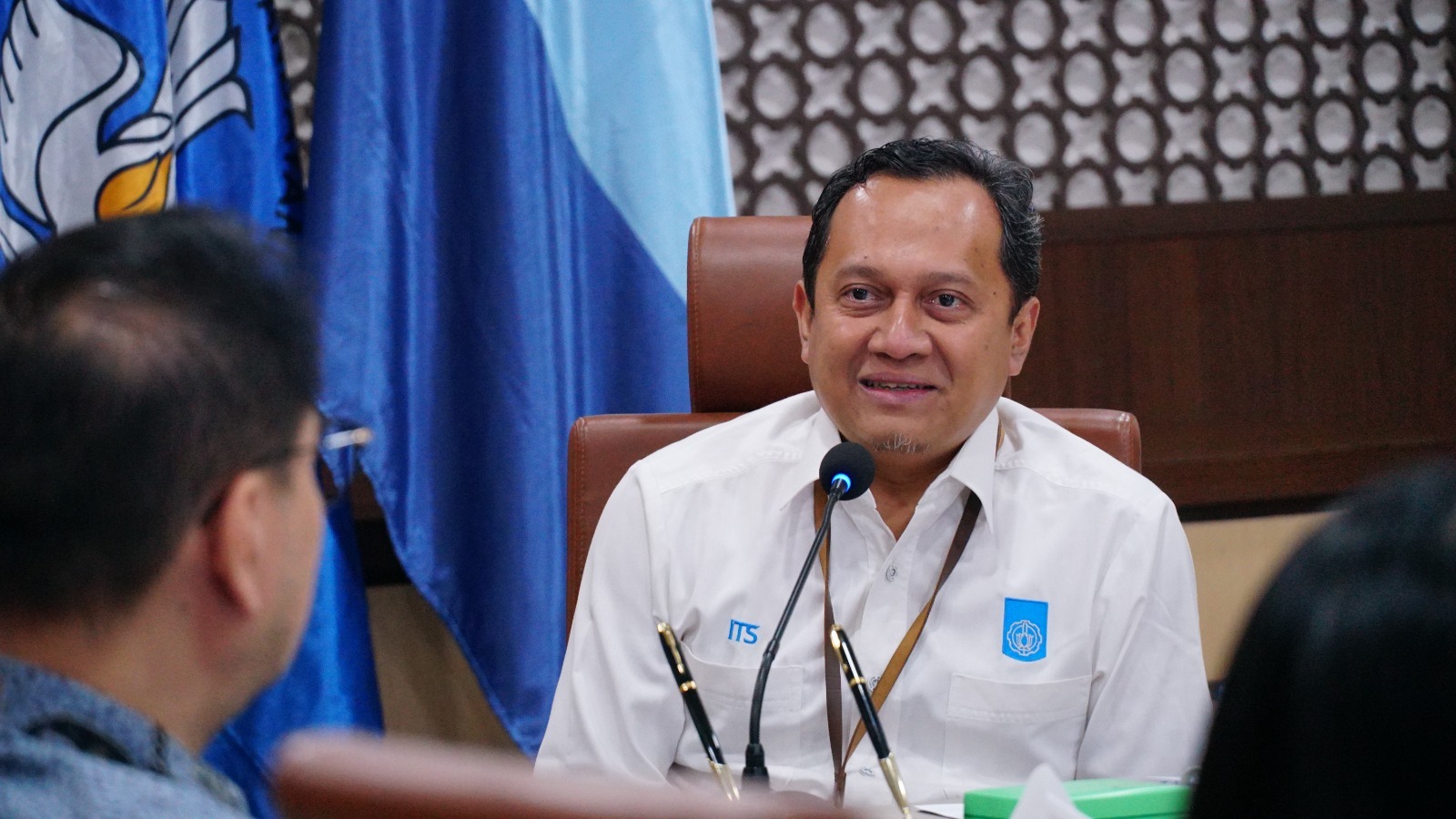 Prof Muhamad Hatta ST MSi PhD berikan sambutan dalam kegiatan Penandatanganan MoU dengan CIMB Niaga
