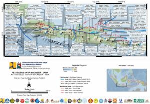 Sesar aktif di Pulau Jawa (Pusgen, 2024)